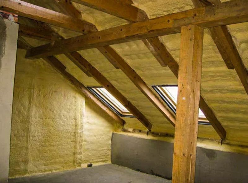 Утепление крыши минватой